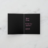 Retro 1950s Sock Hop Invitation (Binnen)