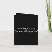 Retro 1950s Sock Hop Invitation (Achterkant)