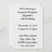 Retro 1950s Verrassingsfeest Kaart (Achterkant)