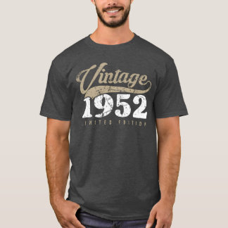 Retro 1952 70e verjaardag 70 jaar t-shirt