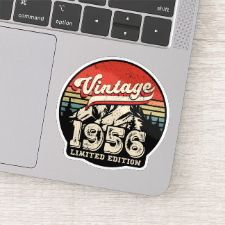 Retro 1956 Verjaardagscadeau Vintage 70e Verjaarda Sticker