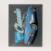 Retro 1960 Classic Car Stars Jigsaw Puzzle (Vertical)