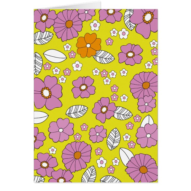 Retro 1960 Flowers (Voorkant)