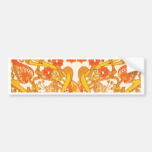  Retro 1960 Tangerine Bumpersticker