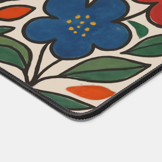 Retro 1960s Style Floral Pattern (Coin)