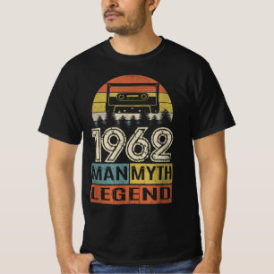 Retro 1962 Verjaardag Gift Man Myth Legend T-shirt