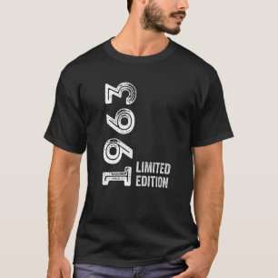 Retro 1963 60th Birthday Mannen Vrouwen 60 jaar T-shirt