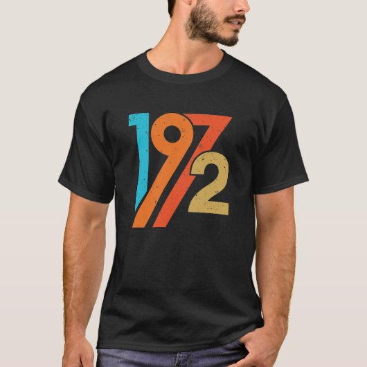 Retro  1972 t-shirt (Voorkant)