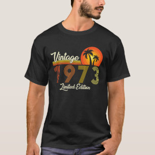 Retro 1973 49th Birthday 49 Years Old Mannen T-shirt