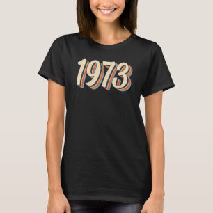 Retro 1973 Feministische Vrouwenrechten Pro Keuze T-shirt