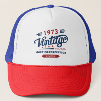  Retro 1973 Limited Edition Birthday Gift Trucker Pet
