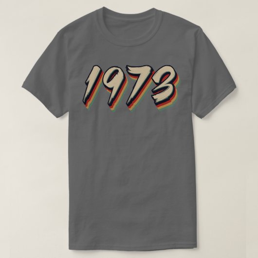 Retro 1973 t-shirt (Design voorkant)