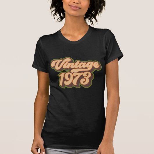 Retro 1973 T-shirt voor dames (Voorkant)