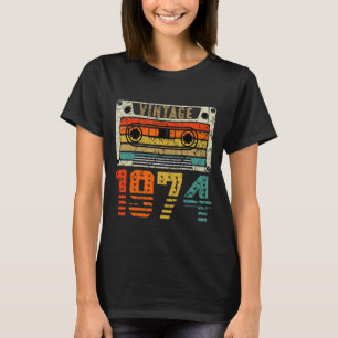 Retro 1974 49th Birthday T-shirt