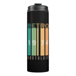 Retro 1974 nostalgisch thermosbeker