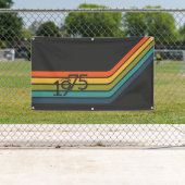 Retro 1975 Feest Design Spandoek (Insitu)