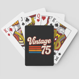 Retro 1975 Gemaakt in 1975 50ste verjaardag 50 Jaa Pokerkaarten