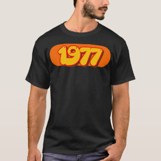 Retro 1977 Pop Art Jaar In 70S Stijl T-shirt