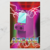 Retro 1980s arcade T-Shirt (Achterkant)