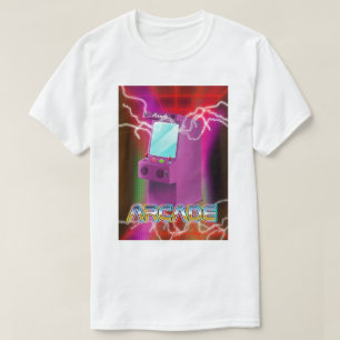 Retro 1980s arcadespel t-shirt