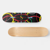 Retro 1980s Skateboard, 7¾" Deck Skateboard (Horizontaal)