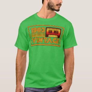 Retro 1983 Masterstuk Cassettebandje T-shirt