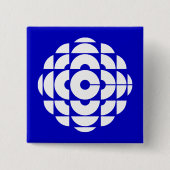 Retro 1986-1992 - Wit Vierkante Button 5,1 Cm (Voorkant)