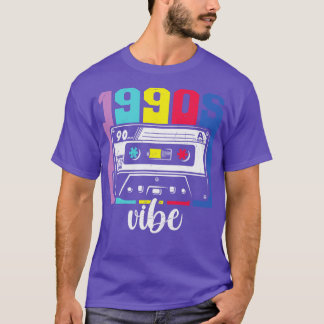 Retro 1990s Vibe noodlijdend Cassettebandje Ontwer T-shirt