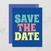 RETRO 1OPSLAANDERLIJKE FEESTPARTIJ Kaarten (Voorkant / Achterkant)