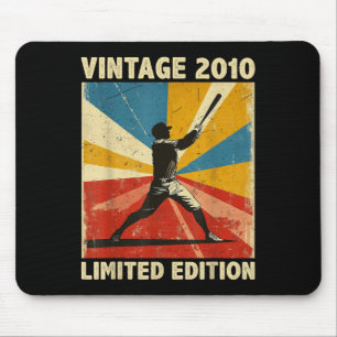 Retro 2010 Baseball Lover Limited Edition Muismat