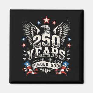 Retro 250 Jaar in God Trust Eagle 1776-2026 - VS Magneet