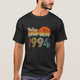 Retro 30e Verjaardag Gift Vintage 1994 30 jaar oud T-shirt