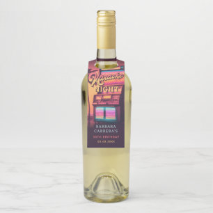 Retro 30e verjaardag Karaoke Party Flessenhanger