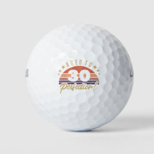 Retro 30th Birthday Humor Golfballen