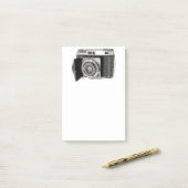 Retro 35mm Film Camera Fotograaf Kunsttekening Post-it® Notes (Op bureau)