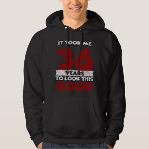 Retro 36 Jaar Oude Grappige 36e Verjaardagscadeau Hoodie