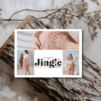 Retro 3 Photo Faire-part de grossesse pour bébé