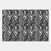 Retro 3D wervelt  patroonontwerp Inpakpapier Vel (Voorkant 2)