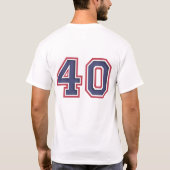 Retro 40 T-Shirt (Achterkant)