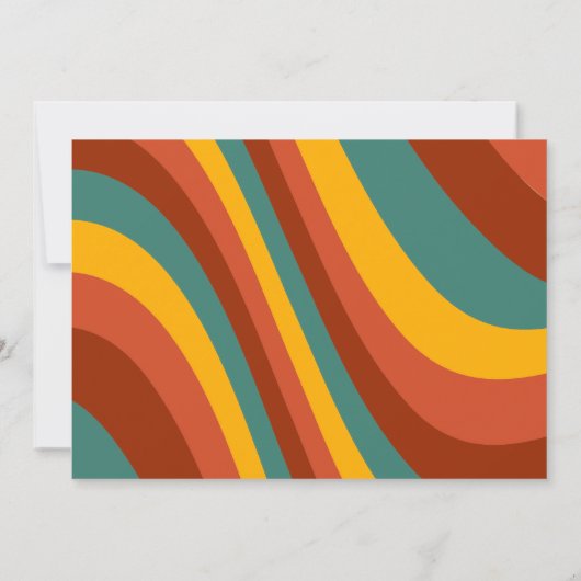 Retro 40e invitation anniversaire (Dos)