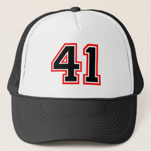 Retro 41st Birthday Party Trucker Pet