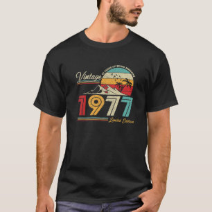 Retro 45 jaar oude versie 1977 Limited Edition 45 T-shirt