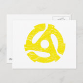 Retro 45 RPM Briefkaart (Voorkant / Achterkant)