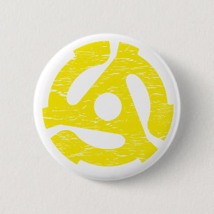 Retro 45 RPM Ronde Button 5,7 Cm