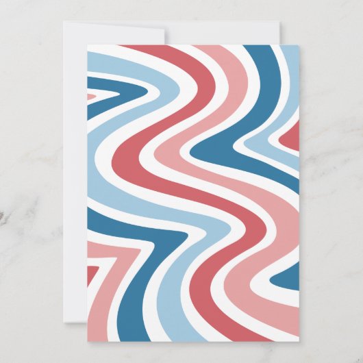 Retro 4th of July BBQ Party Uitnodiging (Achterkant)