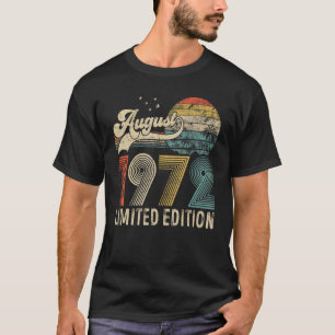 Retro 50 jaar oude 50e retro aug t-shirt