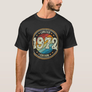 Retro 50 jaar oude versie 1972 Limited Edition 50 T-shirt