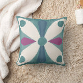 Retro 50s abstract patroon kussen (Deken)