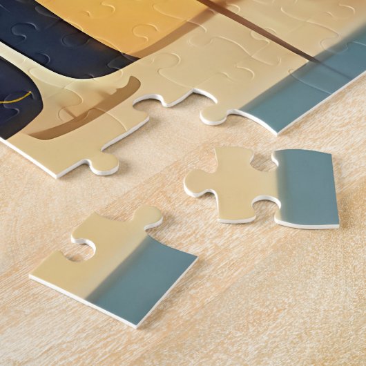 Retro 50s Christmas Eve Bar Last Call Martini Legpuzzel (Zijkant)