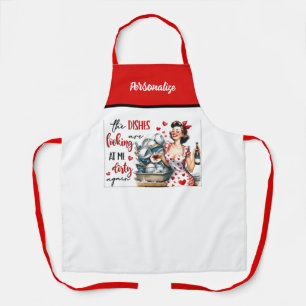 Retro 50s Glam Huisvrouw Funny Sarcastische Humor Schort